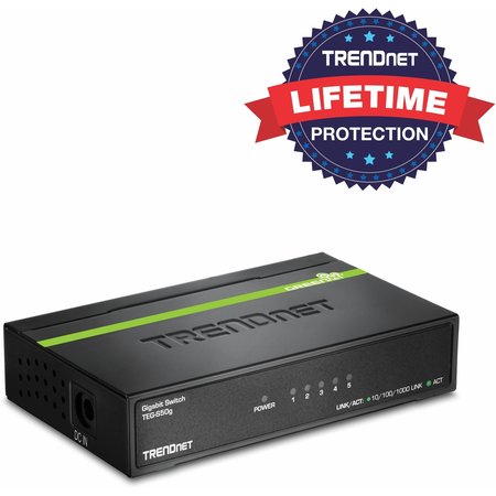 Trendnet 5 port 10 100 1000Mbps GB Swtc, TEGS50G TEG-S50G